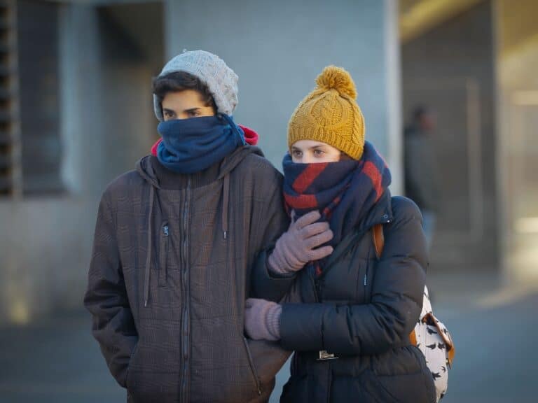 Ola de frío: la semana arrancó con -7°C de sensación térmica