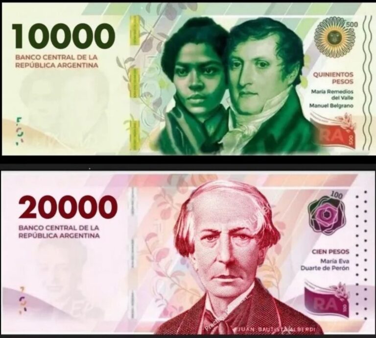 Se vienen los billetes de $10 mil y $20 mil