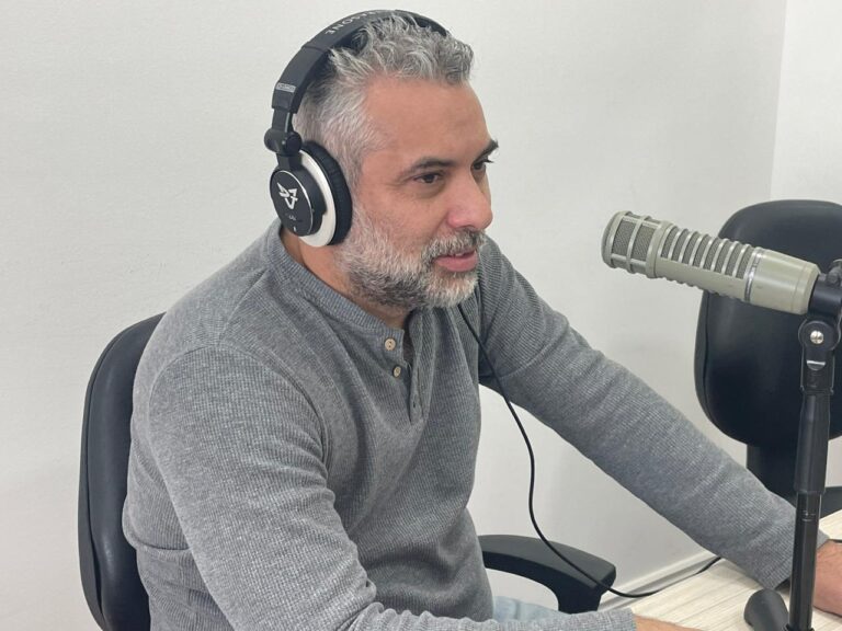 Matías Lapadula, en los estudios de Origen