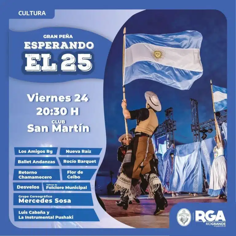 Se viene la Gran Peña Folklórica “Esperando el 25”