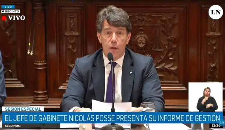 Posse ratificó la postura oficial de Nación en relación a la 19640