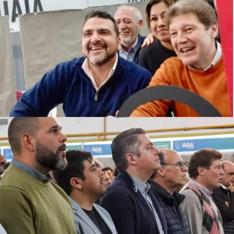 Es con todos: en apenas días, Melella se mostró con Perez, Harrington y Vuoto
