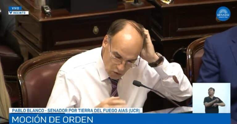 Rechazaron la iniciativa de Blanco y el Senado no investigará el “criptogate”