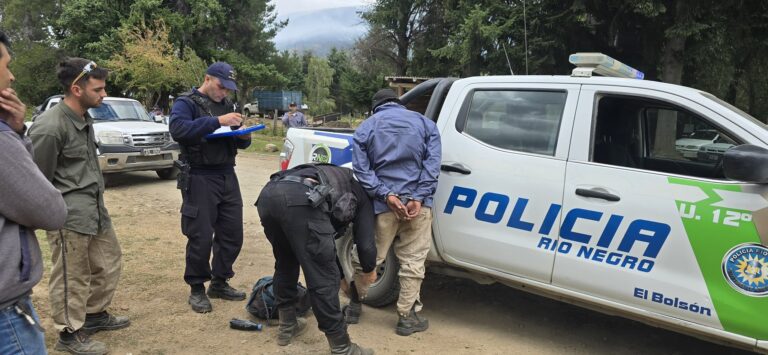 Tres detenidos por los incendios en El Bolsón