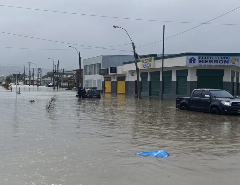 Temporal de lluvia generó serias complicaciones en Comodoro Rivadavia