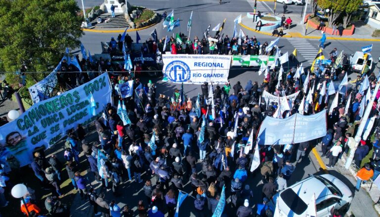Paro Nacional: la CGT se movilizó en Río Grande