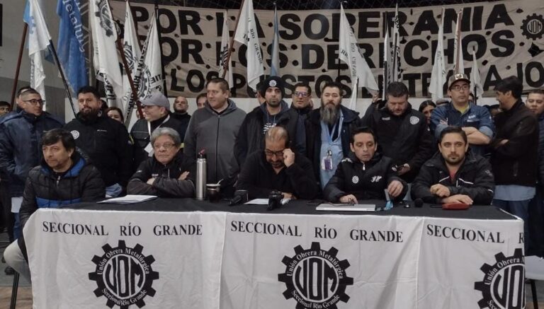 La UOM se prepara para una “pelea extensa” y convocan a una marcha de antorchas para este viernes