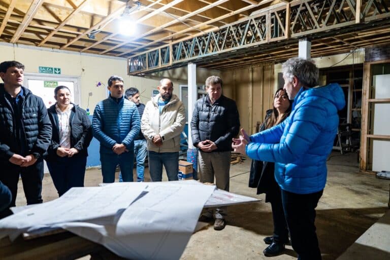 Melella recorrió la obra del Centro de Abordaje Integral de Salud Mental