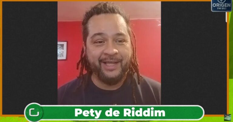 Pety de Riddim pasó por Origen en la previa de su presentación en NV Teatro Bar