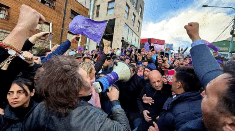 Milei en Ushuaia: “Nos topamos con los violentos de siempre”