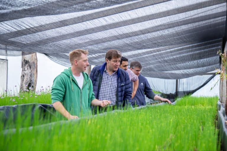 Tolhuin: Melella visitó las instalaciones de Verdenova Patagonia