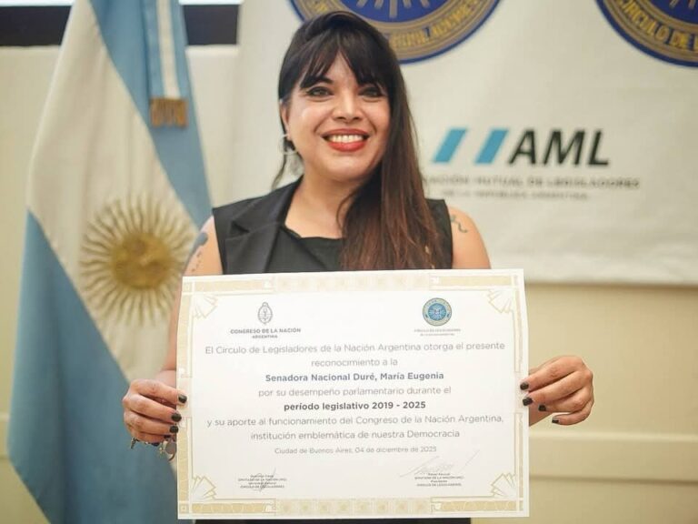 Duré se despidió del Senado “con la tarea del deber cumplido”, expresó